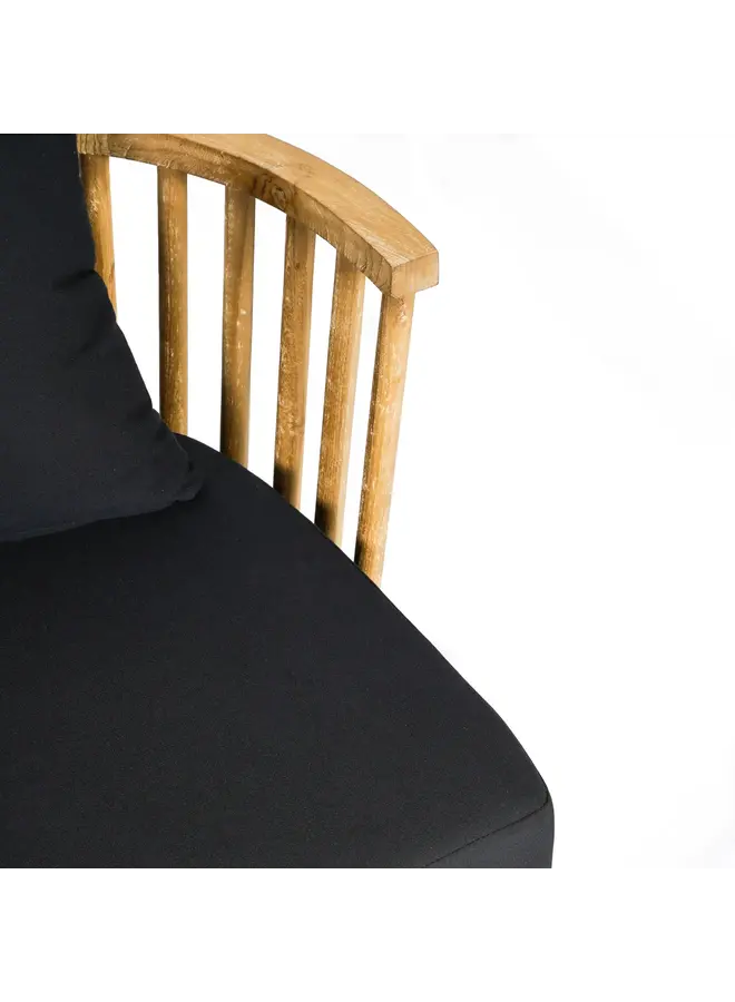 The Malawi Two Seater - Natural Black