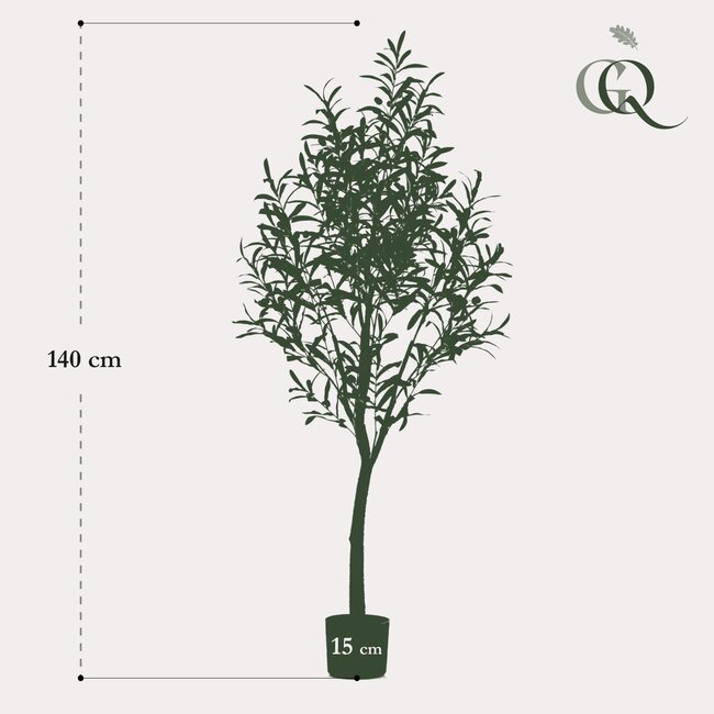 Kunst Olijfboom - Olea europaea - Olijfboom - 140 cm