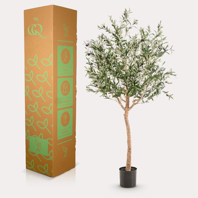 Kunst Olijfboom - Olea europaea - Olijfboom - 180 cm