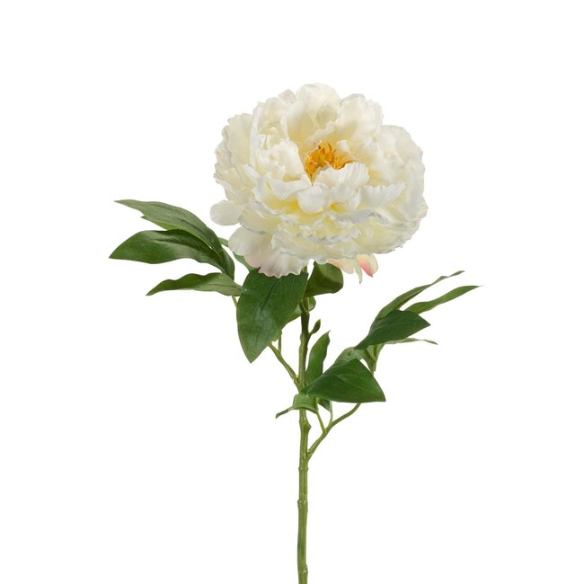 Kunstbloemen Solo - Crème - Peonies - x 5 - 65cm
