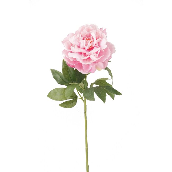 Kunstbloemen Solo - Light Pink - Peonies - x 5 - 65cm