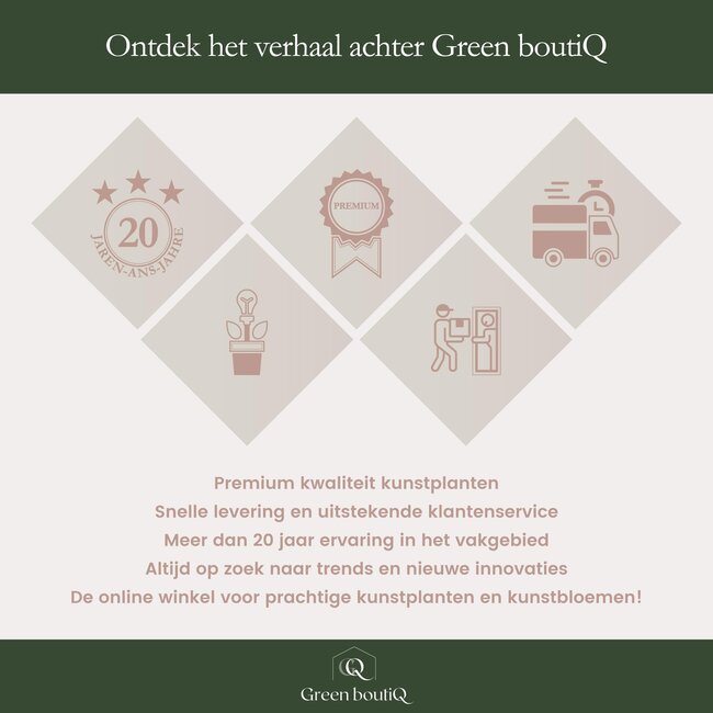 Kunstbloemen - Boeket L - Happy Vibes - 80cm