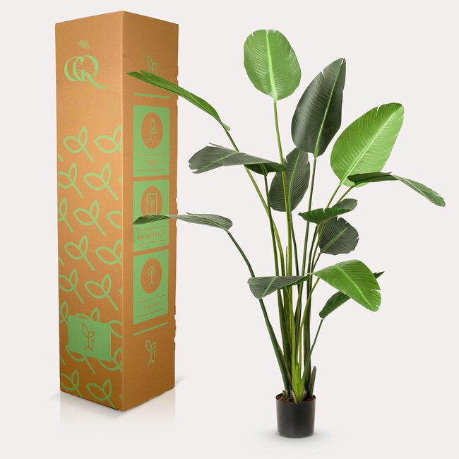 Kunstplant - Strelitzia Nicolai - Paradijsvogelbloem - 230cm