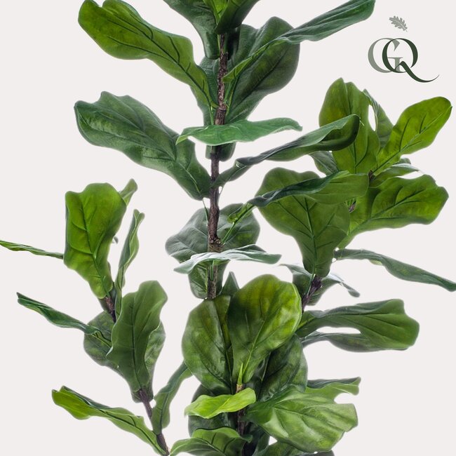 kunstplant - Ficus Lyrata - Tabaksplant - 150cm