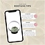 ROOTLESS Succulent Echeveria Pulidonis op Deco tafelstandaard Ø20 cm - ↕20 cm