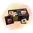 Flowerbulbs Amsterdam - Luxe Box Medium, set van 4 Dutch dahlia's, 2 boxen voor ruim 1 m²