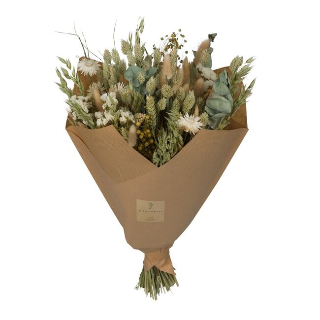 Droogbloemen - Klassiek Boeket - Naturel - ↕60cm