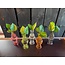 Kamerplanten Mix in Venetië Glas - 6 stuks - Ø7cm - ↕20cm