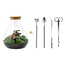 DIY terrarium - Sam XL Rood - ↕ 35 cm - Hark + Schep + Pincet + Schaar