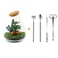 DIY terrarium - Drop XL Rood - ↕ 37 cm - Hark + Schep + Pincet + Schaar