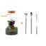 DIY terrarium - Melkachtige Calathea met licht - ↕ 31 cm - Hark + Schep + Pincet