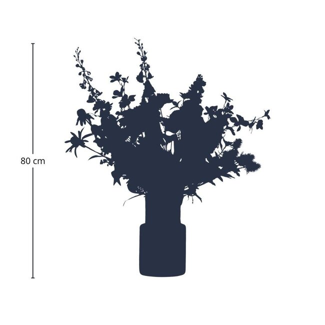 Kunstbloemen boeket - Bold & Bright - 70 - 80 cm