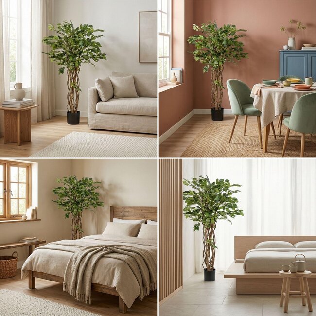 Ficus Liana Kunstboom 140cm - Kunstplant - Kunstplant