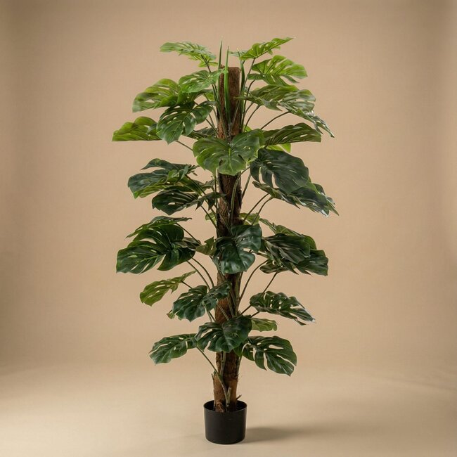 Monstera op een paal van 150 cm - Kunstplant