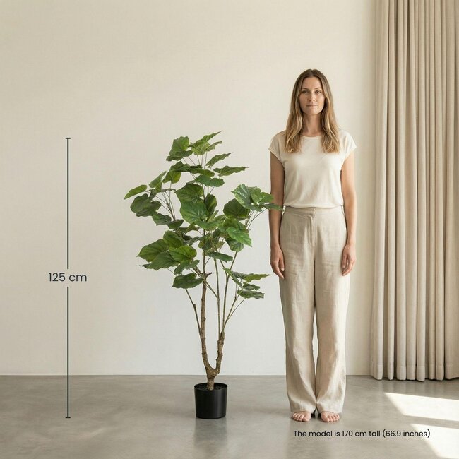 Ficus parapluboom 125 cm - Kunstplant - Artificial plant
