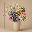 Kunstbloemen Boeket - Pastel Meadow Deluxe - Real Touch - 15 Stelen - ↑ 100 cm