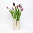 Tulip Touch - Tulpen Set - Kunsttulpen met meertuiten vaas