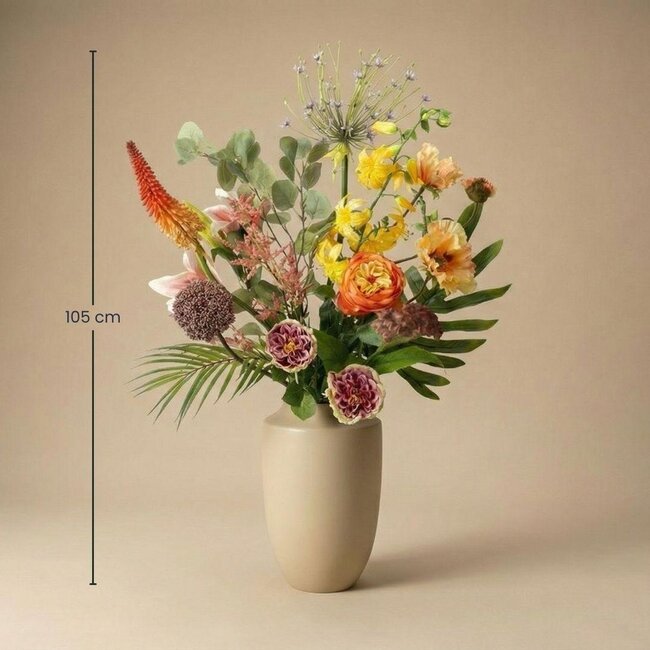 Kunstbloemen boeket - Tropical Chic Deluxe - Real Touch - 13 stelen - ↑ 105 cm
