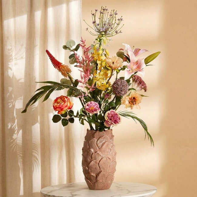 Kunstbloemen boeket - Tropical Chic Deluxe - Real Touch - 13 stelen - ↑ 105 cm
