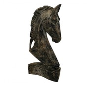 Varios Houten paarden hoofd op voet van 50 cm