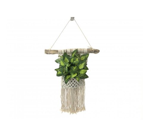 Varios Macrame Plantenhanger 35xH50cm