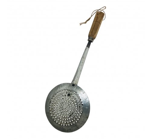 Varios iron spoon with holes | 35 | zilver