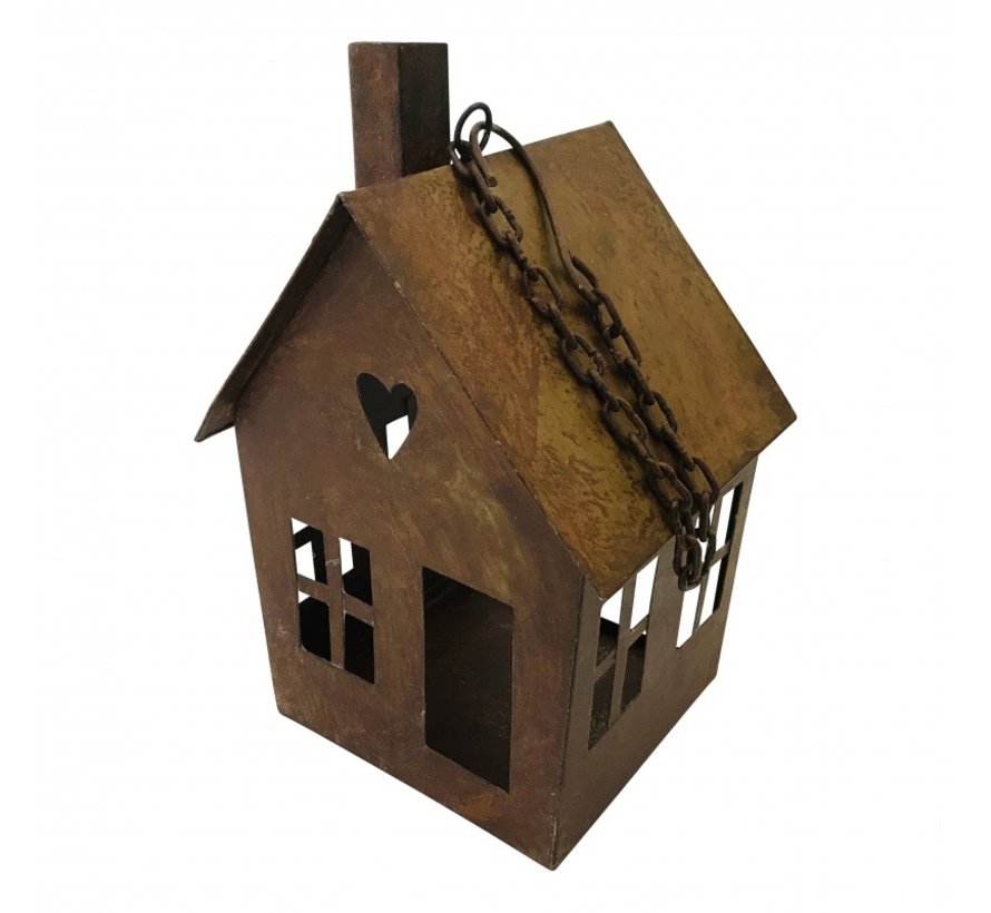 Varios - vogelhuisje - Iron house hanger - roest - bruin - buiten