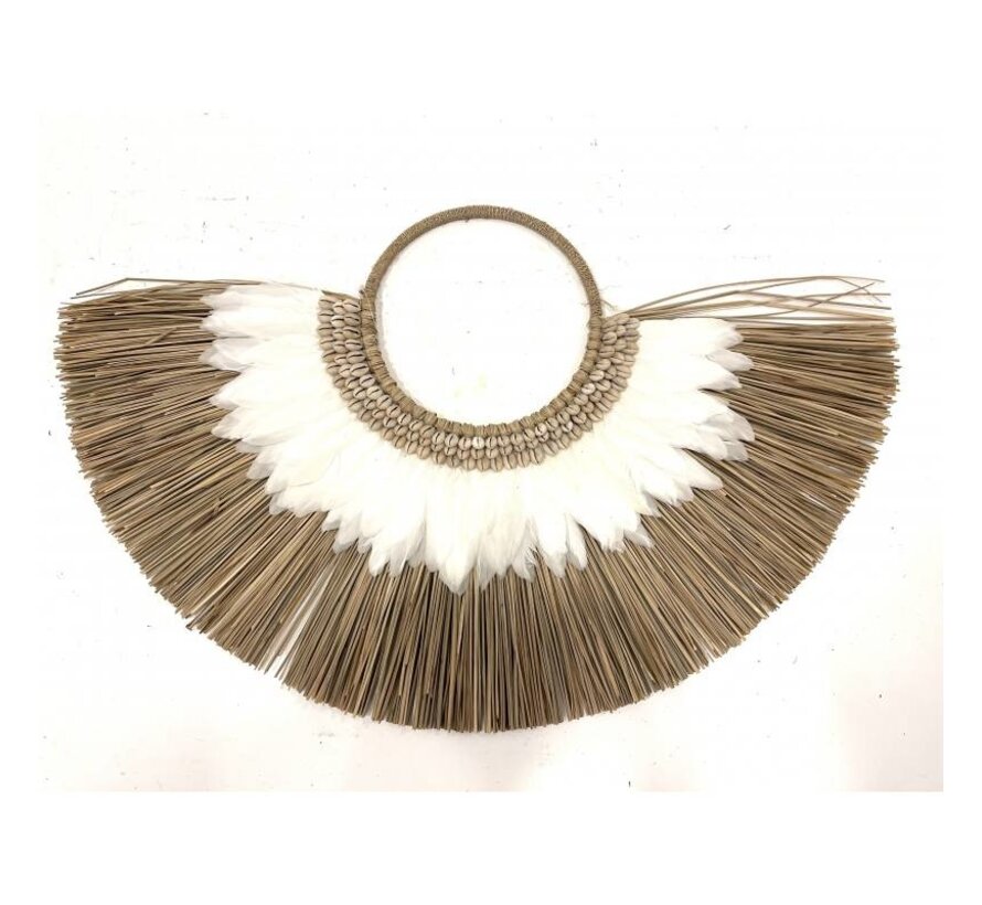 Hanger mendong/feathers