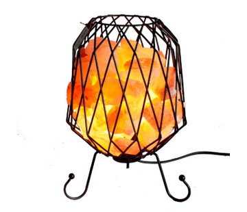 AW-Gifts Zoutlamp met roze Himalay zout