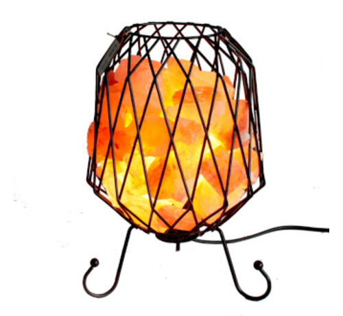 AW-Gifts Zoutlamp met roze Himalay zout