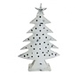 Kerstboom Wit gerecycled blik H 66 cm