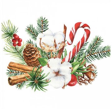 Ambiente Servetten "Christmas arrangement" 33x33 cm