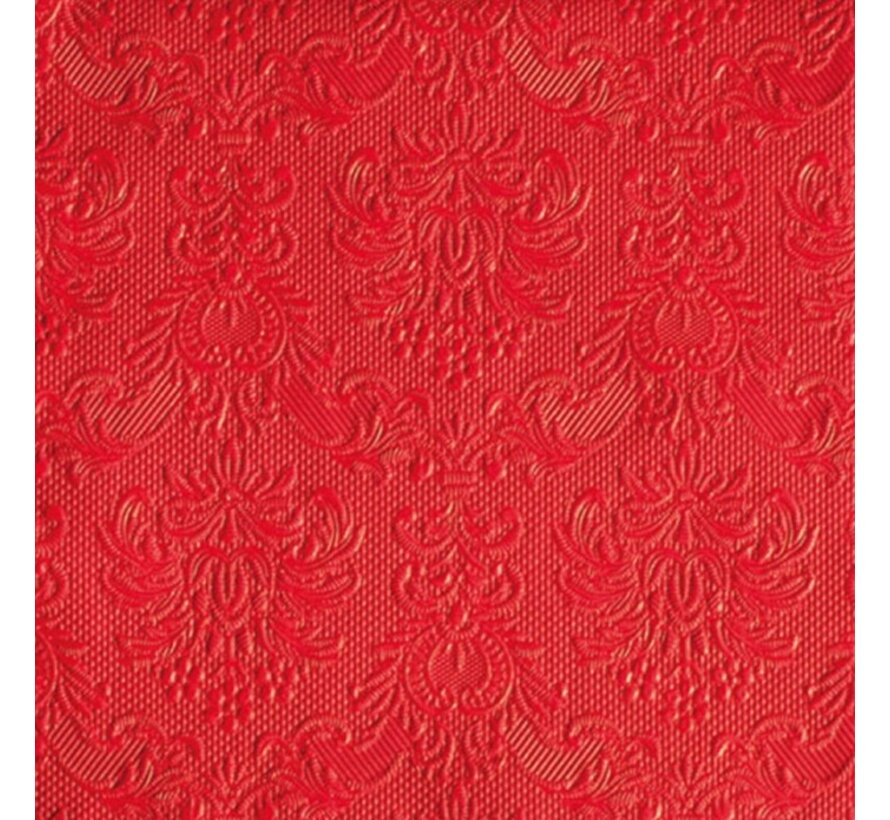Servetten "Elegance red" 33x33 cm