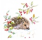 Servetten "Hedgehog in winter" 33x33 cm