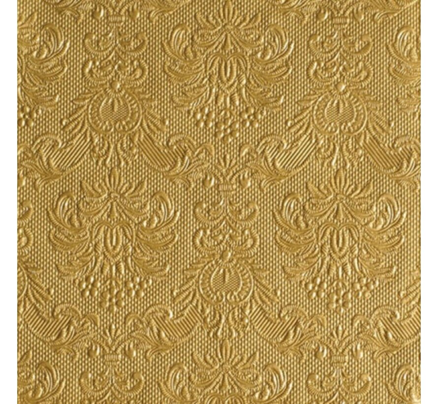 Servetten "Elegance gold" 33x33 cm