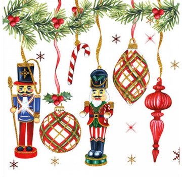 Ambiente Servetten "Nutcrackers decoration" 33x33 cm