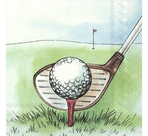 IHR Servetten "I Love golf" 33x33 cm