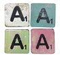 Letter A 6x6 cm (ALLEEN GEKLEURD)