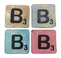 Letter B 6x6 cm (ALLEEN GEKLEURD)