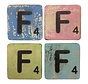 Letter F 6x6 cm (ALLEEN GEKLEURD)