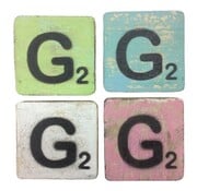 CottonCounts Letter G 6x6 cm (ALLEEN GEKLEURD)