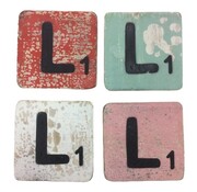 CottonCounts Letter L 6x6 cm (ALLEEN GEKLEURD)