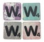 Letter W 6x6 cm (ALLEEN GEKLEURD)