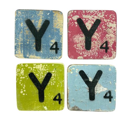 CottonCounts Letter Y 6x6 cm (ALLEEN GEKLEURD)