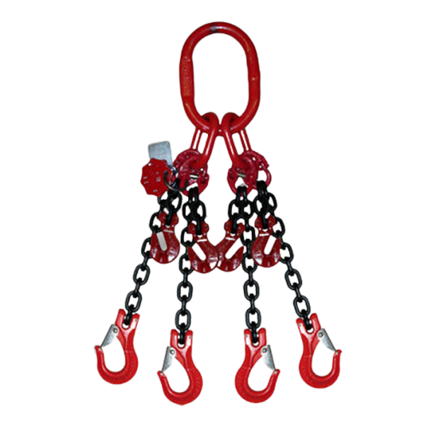 VDH VDH Chain 4-jump with flap and notch hooks, Ø 10 mm