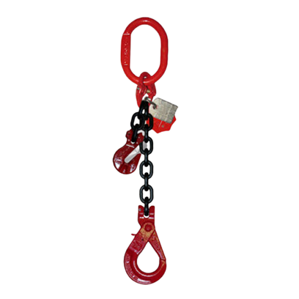 VDH VDH Chain front runner with safety and notch hooks, Ø 6 mm