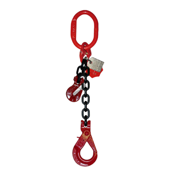 VDH VDH Chain front runner with safety and notch hooks, Ø 8 mm