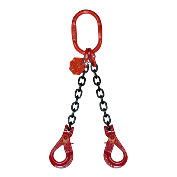 VDH VDH Chain 2-prong with safety hooks, Ø 8 mm