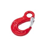 Eye sling hook / forged safety latch, Grade 80