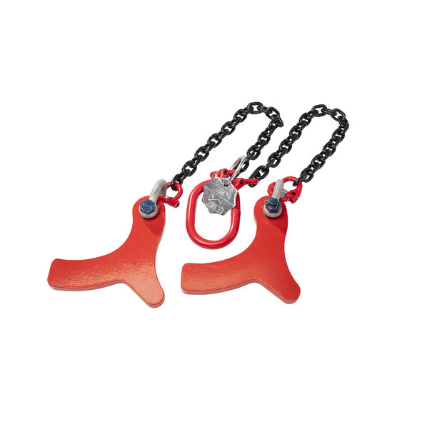 VDH KETTING 2-SPRONG MET STELCONPLAATHAKEN, Ø 8 MM